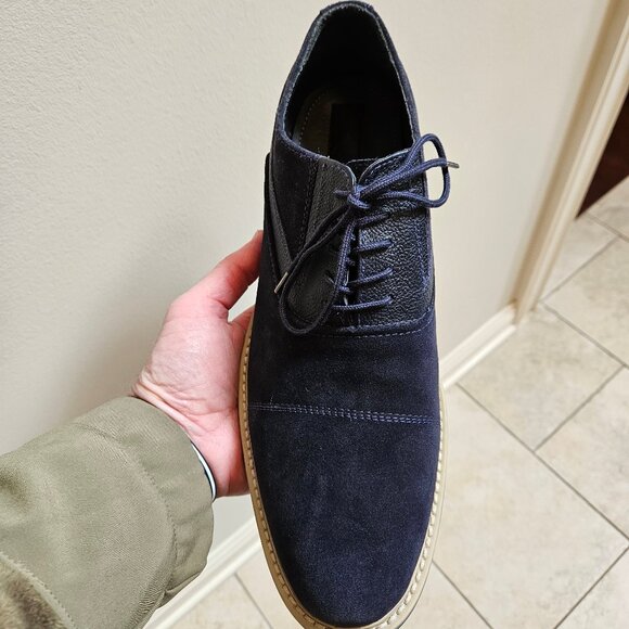 Joseph Abboud Men's Blue Suede Shoes, Sz 13 - Picture 14 of 16